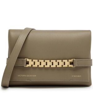 Victoria Beckham Chain Mini Leather Pouch